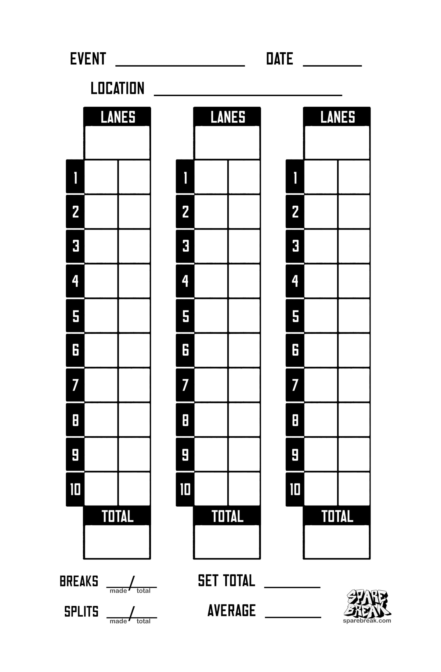 Candlepin Scores Logbook