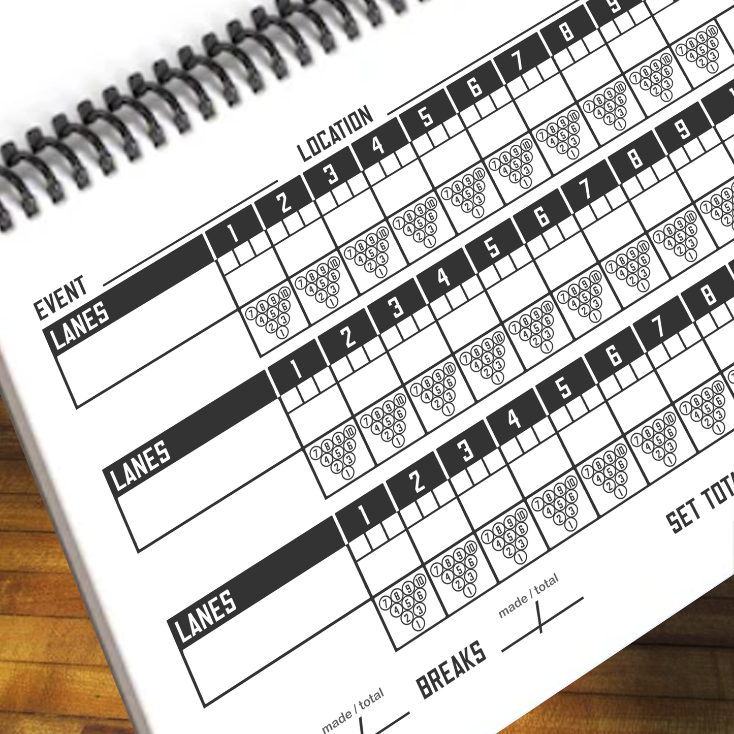 Duckpin Scores Logbook