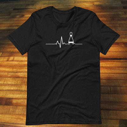 5 Pin Heartbeat Unisex Cotton Tee