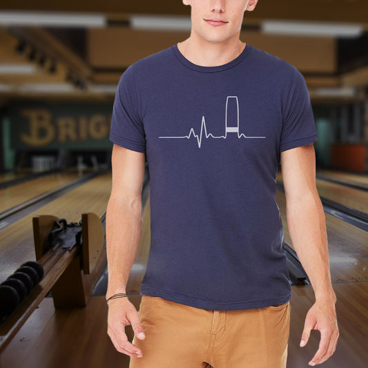 Candlepin Heartbeat Unisex Cotton Tee