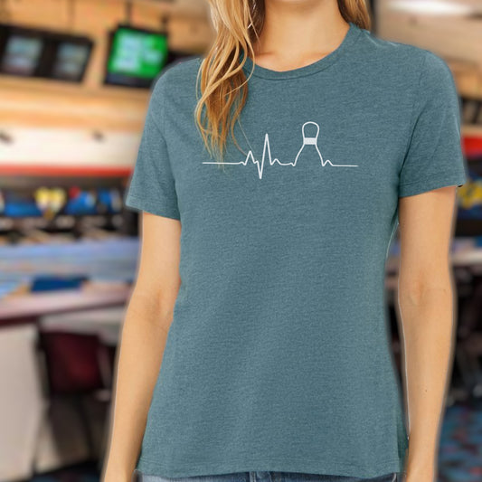 Women's Duckpin Heartbeat Relaxed Tee