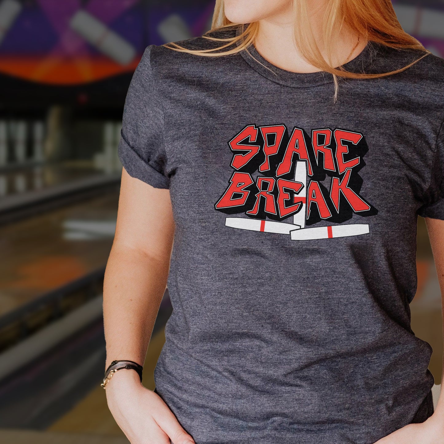 SpareBreak Branded Candlepin Logo Tee