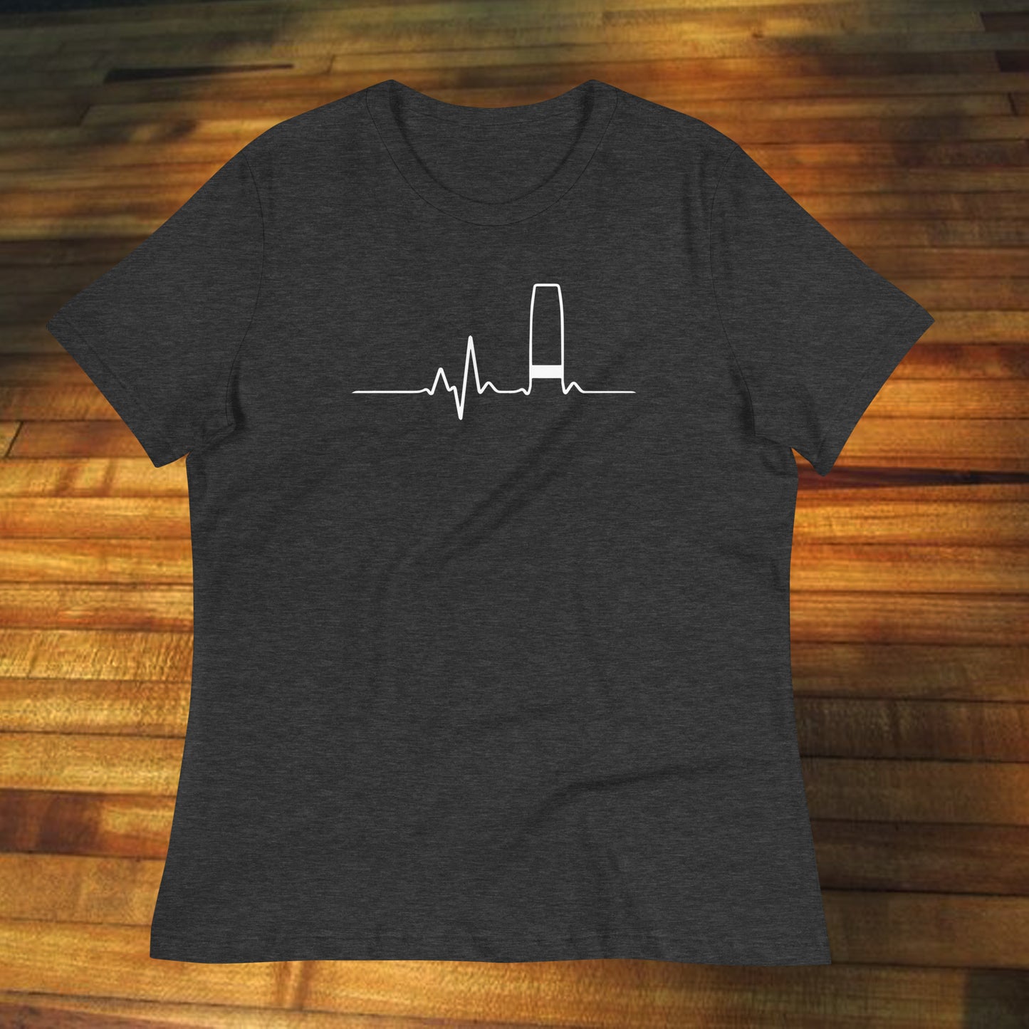 Women's Candlepin Heartbeat Relaxed Tee