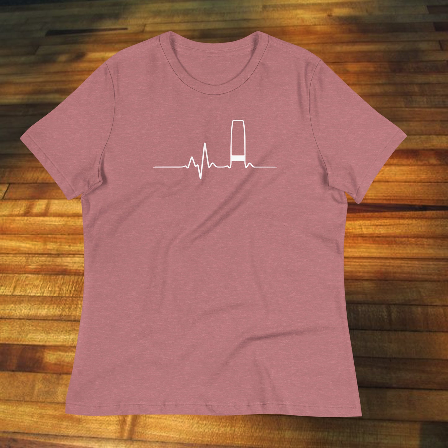 Women's Candlepin Heartbeat Relaxed Tee